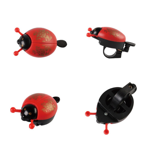 4 Pcs Bell Decor Lady Beetle Shape Bike Bells
