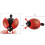4 Pcs Bell Decor Lady Beetle Shape Bike Bells 3