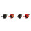 4 Pcs Bell Decor Lady Beetle Shape Bike Bells 7