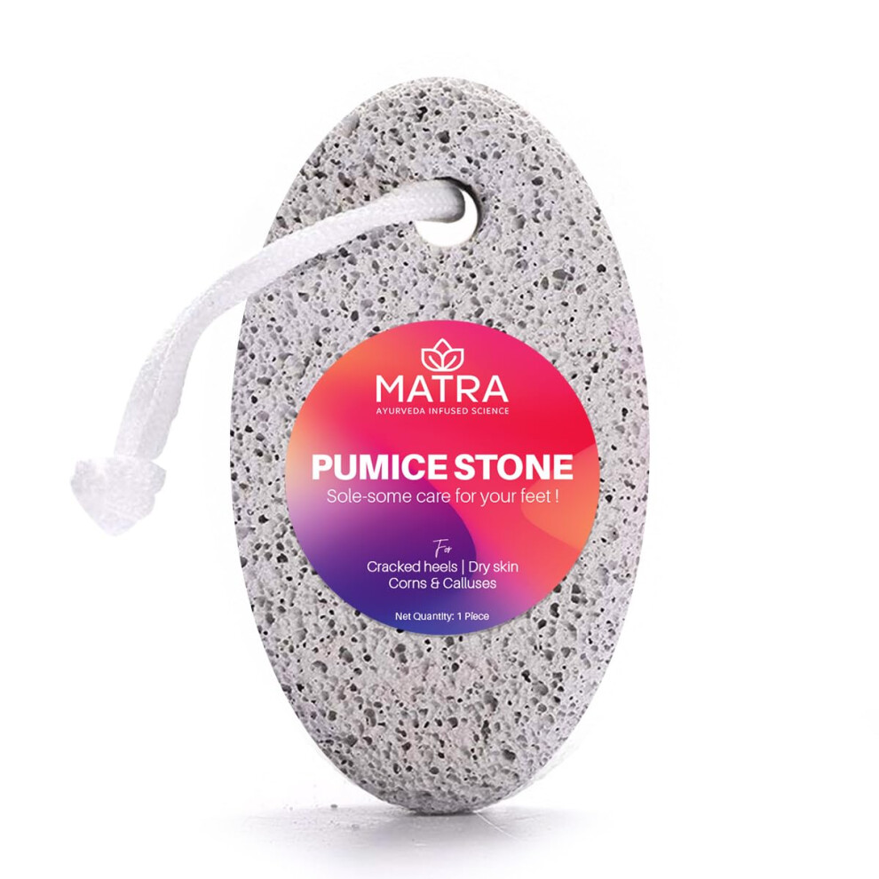 Natural Oval Pumice Stone Foot Callus Remover for Smooth Heels and Gentle Exfoliation