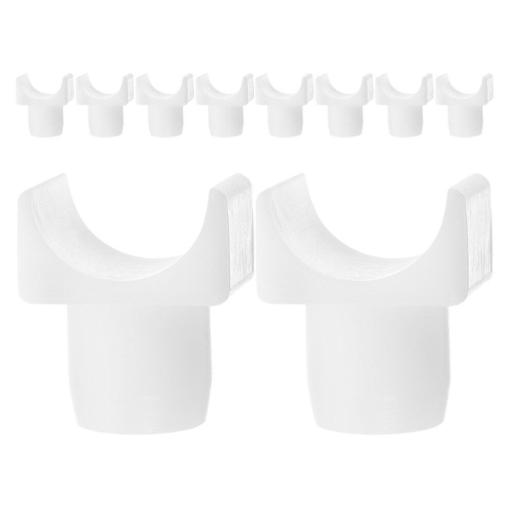 Aboofan White 10Pcs Universal Wheelchair Support Blocks Abs Replacement Set