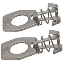 2pcs Silver Rv Water Heater Fastener Easy Installation