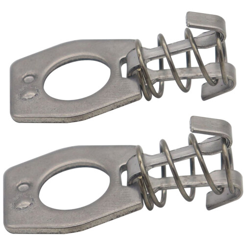 2pcs Silver Rv Water Heater Fastener Easy Installation