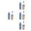 4Pcs Chameleon Glitter Liquid Eyeshadow Color Shifting 10