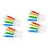 48 Pcs Needle Tube Shaped Ballpoint Pen Set For Students 4