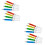 48 Pcs Needle Tube Shaped Ballpoint Pen Set For Students 6