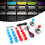 Kit arcade Raspberry Pi, controller di gioco fai da te con encoder USB a ritardo zero, pulsanti LED, supporto per giochi multiplayer, facile 5