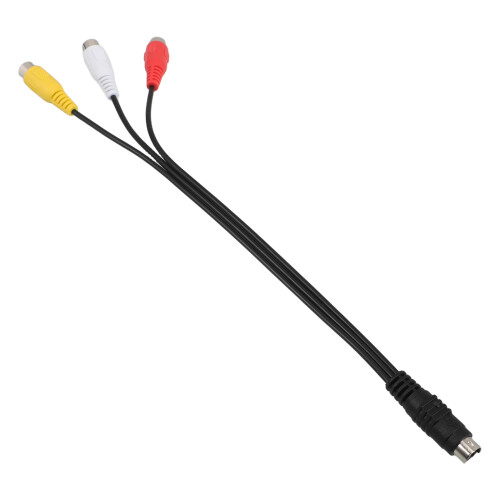 3Pcs 4 Pin S-Video To 3 Adapter Cable For Hd Transmission 1