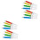 48 Pcs Needle Tube Shaped Ballpoint Pen Set For Students 3