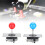 Kit arcade Raspberry Pi, controller di gioco fai da te con encoder USB a ritardo zero, pulsanti LED, supporto per giochi multiplayer, facile 6