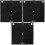 5pcs Multi-Use Tea Container Tinplate Storage Jar Tea Bag Canister Candy Container 5