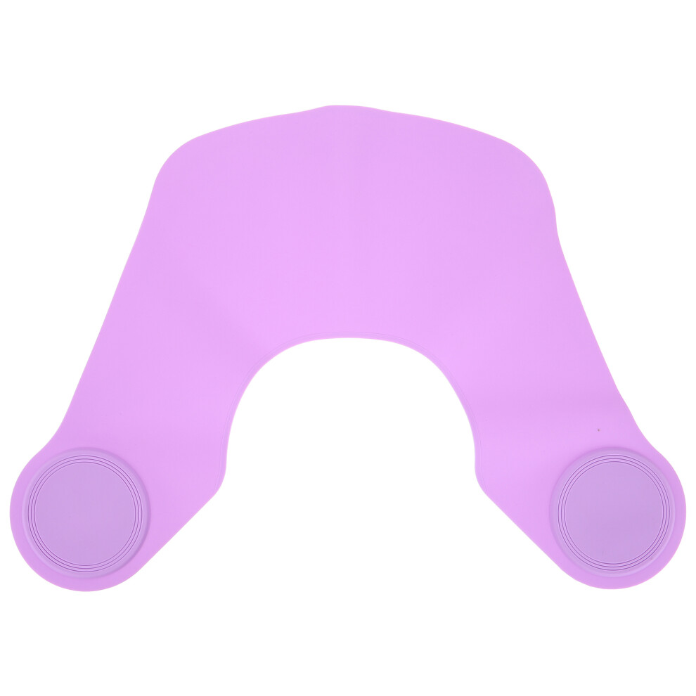 Totority 5Pcs Violet Silicone Hair Cutting Collar Soft Neck Guard For Salon Use