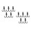 10Pcs Black Pp+polyester Adjustable Hooks for Home Car and Stroller 7