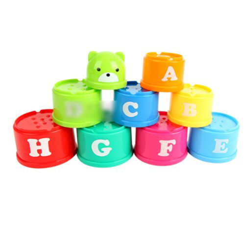2Pcs Measure Up Stacking Cups For Baby Toddler