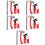 5 Sets Role Play Fire Fighting Props Simulation Extinguisher Model 9