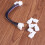 2 Sets Rgb Led Light Strip Connector 4 Pin 10mm Solderless 8