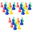 192 Pcs Plastic Chessmen Game Accessories For Checkers 3