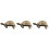 3Pcs Plastic Turtle Model Toy Ocean Animal Figurine 6