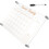 2 Sets Office Notice Board Boards Erasable Display Decorative Message 7