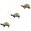 3Pcs Plastic Turtle Model Toy Ocean Animal Figurine 7