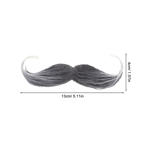 6 Pcs Fake Mustache Realistic Artificial Beard For Halloween Party 1