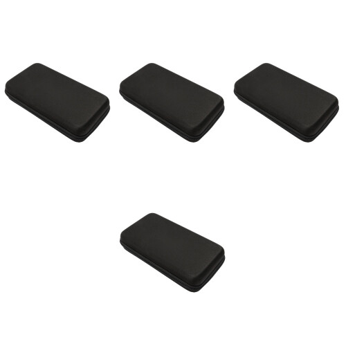 4pcs Microphone Storage Bag Pvc With Zipper Shell Travel 2