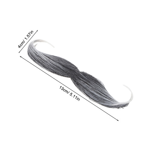 6 Pcs Fake Mustache Realistic Artificial Beard For Halloween Party 2