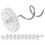 4 Pieces Double Upholstery Traceless Spiral Nails 3