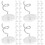 4 Pieces Double Upholstery Traceless Spiral Nails 7