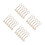 24Pcs Beige Bungee Tie Down Set for Blinds Durable Elastic Cord Kit 8