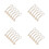 24Pcs Beige Bungee Tie Down Set for Blinds Durable Elastic Cord Kit 10
