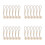 24Pcs Beige Bungee Tie Down Set for Blinds Durable Elastic Cord Kit 4