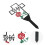 Set Of 2 Ground Plug Cemetery Cross Pathway Decoration Dad 5