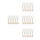 24Pcs Beige Bungee Tie Down Set for Blinds Durable Elastic Cord Kit 5