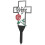 Set Of 2 Ground Plug Cemetery Cross Pathway Decoration Dad 3