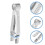 3 Pcs Cake Lace Clip Tool Kit Decoration Set Biscuit Fondant Molds 7