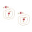 2Pcs Fortune Cat Ceramic Car Charm For Luck And Safety 9