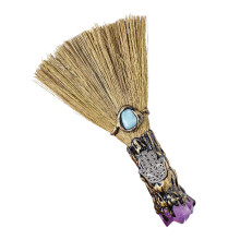 2Pcs Mini Broom Assorted Color for Party Decoration
