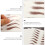 20 Sheets False Eyebrows Sticker Temporary 7