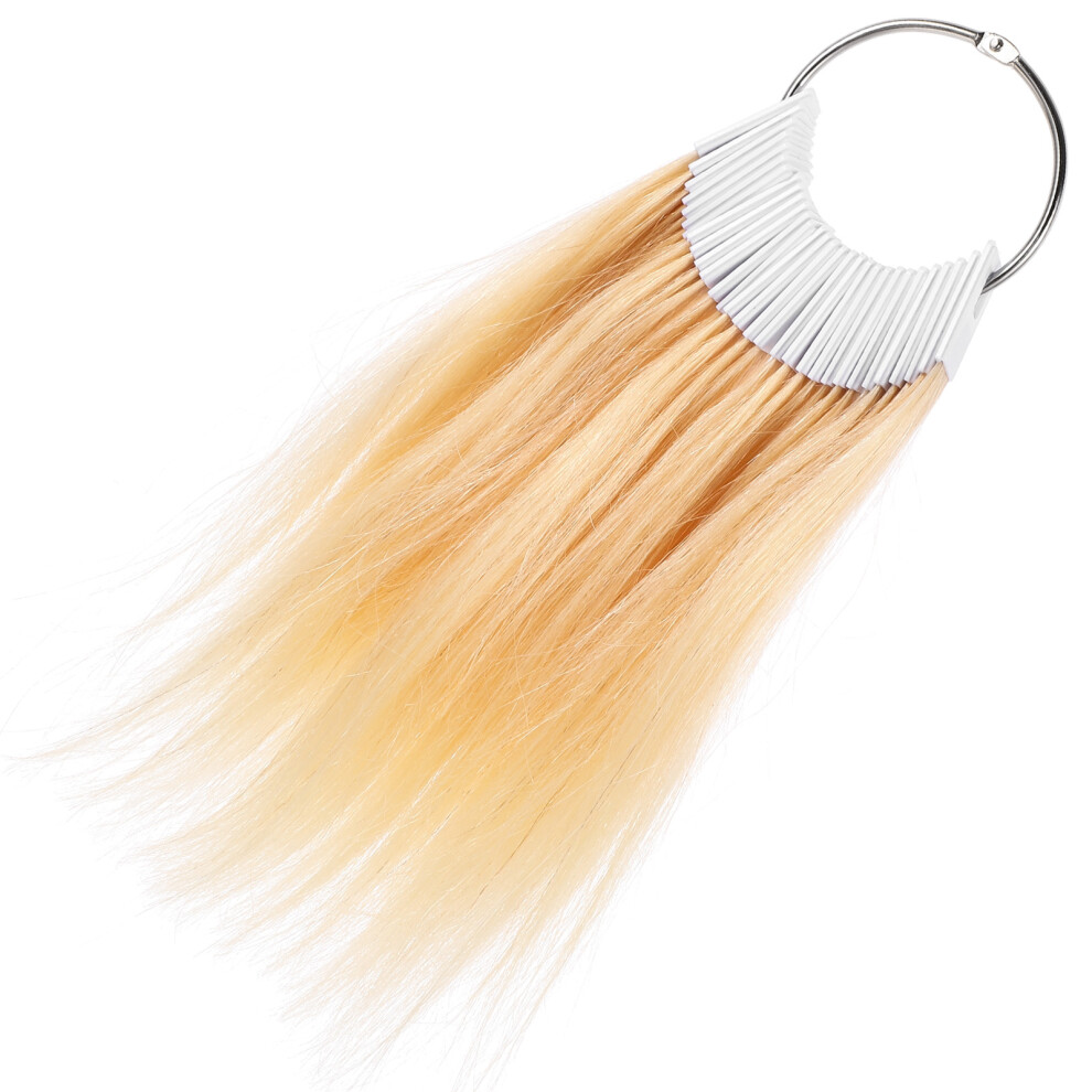 Ohphcall 90 Pcs Human Hair Color Rings Testing Samples Real Hair Charts