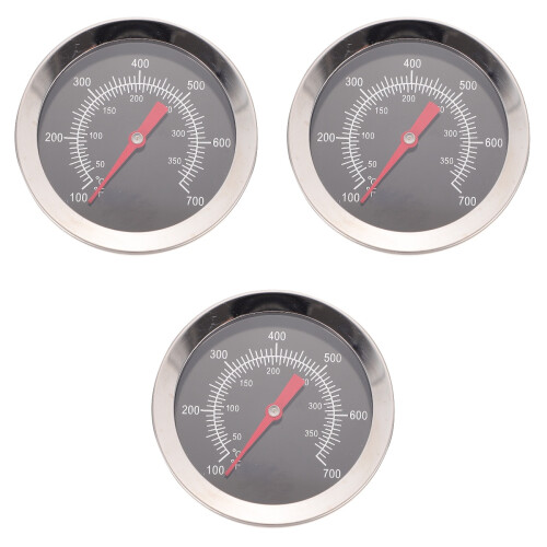 3 Pcs Bimetallic Thermometer For Kitchen Barbecue 2
