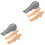 4Pcs Model Train Scenery Accessories for Kids' Play 5