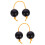 2Pcs Kids Plastic Egg Shakers Percussion Musical Educational Toy 9