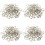 4 Sets Rotatable D Rings for Backpack Purse Accessories 6