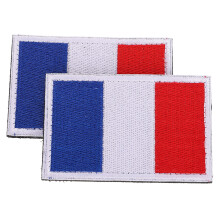 8 Pcs Diy Embroidered National Flag Applique Adhesive Clothes Patches