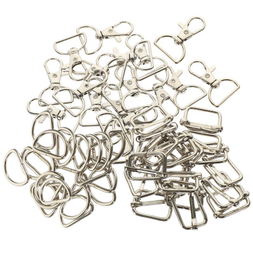 4 Sets Rotatable D Rings for Backpack Purse Accessories 1