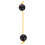 2Pcs Kids Plastic Egg Shakers Percussion Musical Educational Toy 2