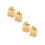 4 Pcs Pine Wood Engraved Printing And Seal Stone Fixing Tool 4