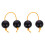 2Pcs Kids Plastic Egg Shakers Percussion Musical Educational Toy 4