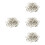 4 Sets Rotatable D Rings for Backpack Purse Accessories 7